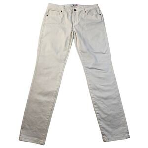 CAbi jeans size 6 skimmie skinny jeans white wash stretch career casual comfort